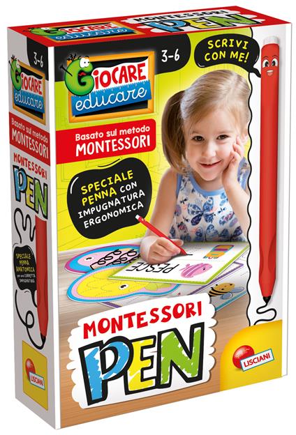 Lisciani: Montessori - Pen Basic L'Alfabeto / Prime Parole (Assortimento)
