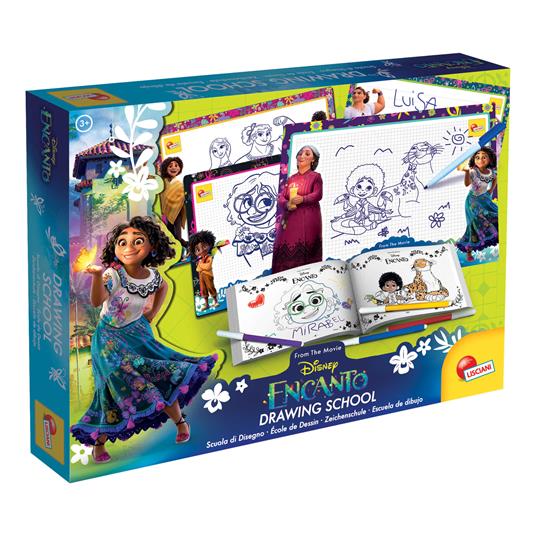 Lisciani Giochi Dory Painting School – Malset Für Kinder Mit Farben, Pinsel & Rahmen
