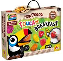 Giocattolo Montessori Legno Toucan Breakfast Lisciani