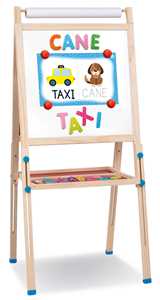 Giocattolo Montessori lavagnona legno cresce con te Lisciani