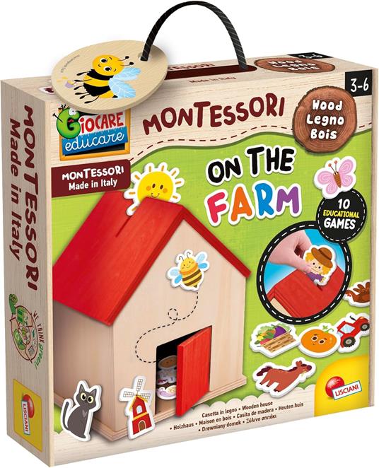 Montessori Baby Wood - Lisciani - Lettura e scrittura - Giocattoli | IBS