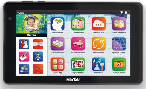 Giocattolo Hi Tech Educativo Mio Tab Pro 7'' Lisciani