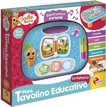 Carotina mini tavolino educativo multi attività - Fattoria