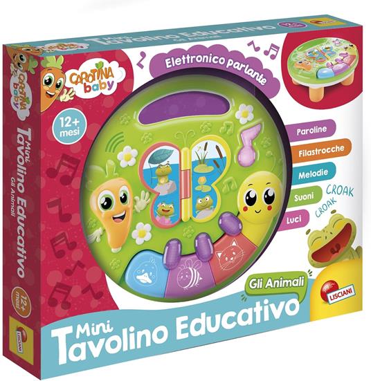 Carotina mini tavolino educativo multi attività - Animali