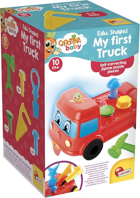 Lisciani Giochi - Carotina Baby Edu shapes  My first truck, 109968 - 2