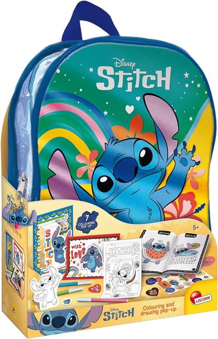 Zainetto Stitch - Pop Up da colorare + Stickers