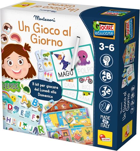 Lisciani Giochi - Giocare Educare Montessori un gioco al giorno, 111619