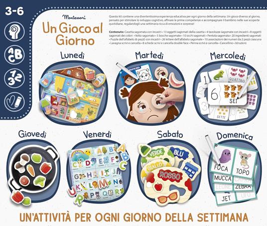 Lisciani Giochi - Giocare Educare Montessori un gioco al giorno, 111619 - 3