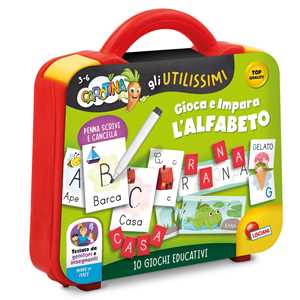 Giocattolo Carotina Gli Utilissimi Valigetta Gioca E Impara Alfabeto Lisciani