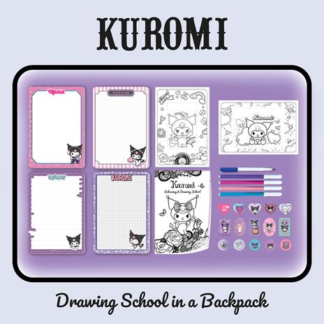 Kuromi drawing school in a backpack, 119691 - 4
