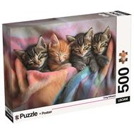 Puzzle + poster Cats 500, 120529
