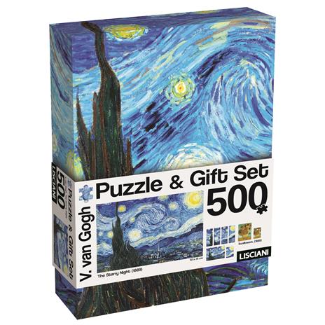 Van gogh puzzle & gift set art the starry night, 120666