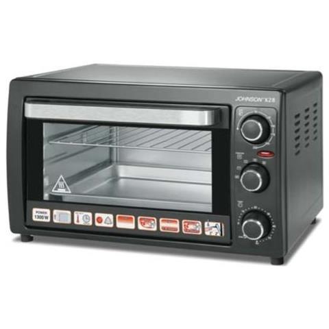 JOHNSON X50 Fornetto Elettrico con Grill Capacità 50 L Potenza 2000 Watt  Colore Nero - Johnson - Casa e Cucina | IBS