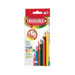 Pastelli Matì Super Fibracolor - Astuccio 12 Colori