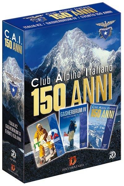 150 anni del C.A.I. Club Alpino Italiano. 1863 - 2013 (3 DVD) di Maurizio Nichetti - DVD