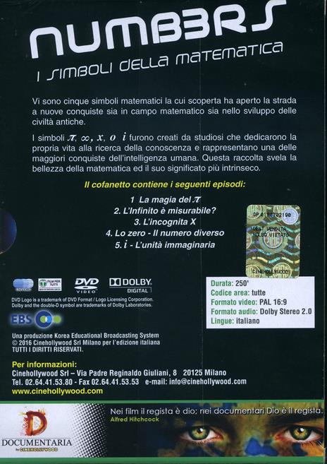 Numb3rs. I simboli della matematica (3 DVD) - DVD - 3