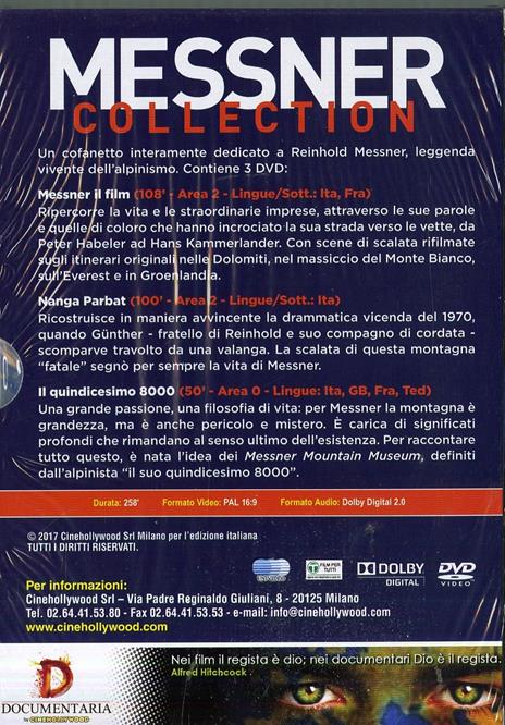 Messner Collection (3 DVD) di Andreas Nickel,Joseph Vilsmaier,Valerio Scheggia - 2