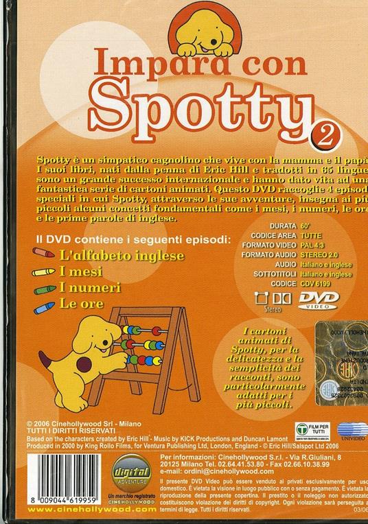 Impara con Spotty. Vol. 02 - DVD - 2