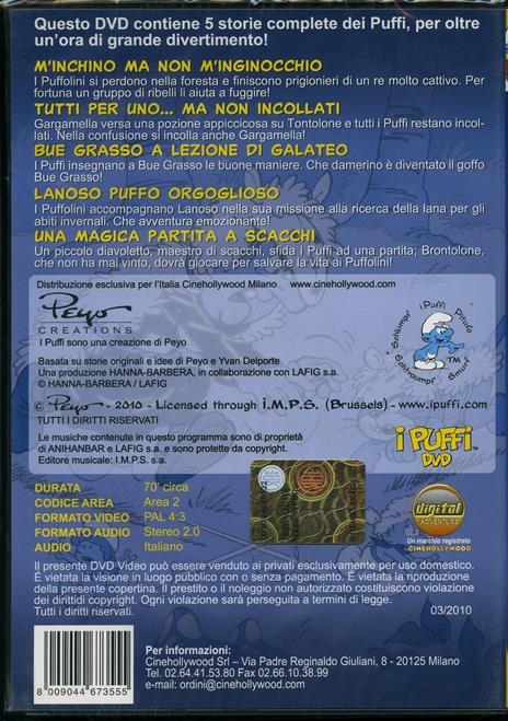 I Puffi. Vol. 23. Tutti per uno di José Dutillieu,George Gordon - DVD - 2