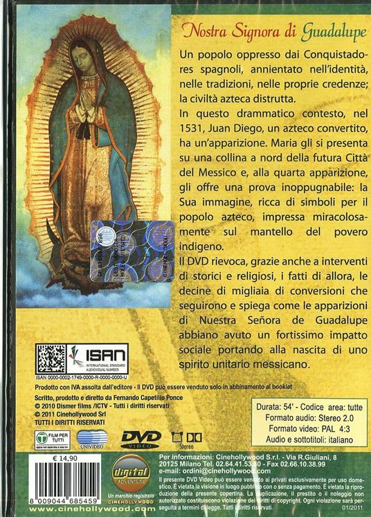 Nostra Signora di Guadalupe - DVD - 2