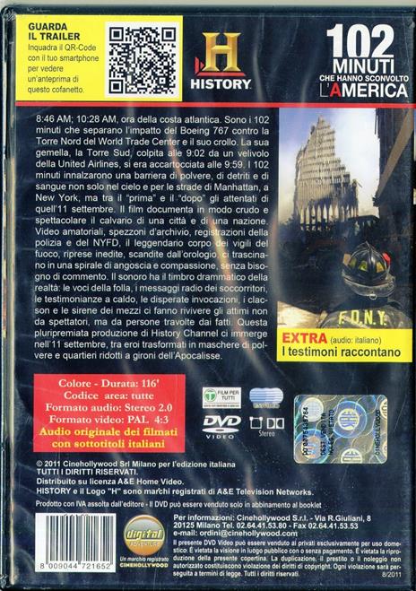 102 minuti che hanno sconvolto l'America - DVD - 2