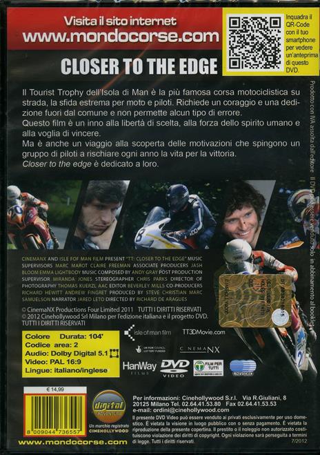 Closer To The Edge di Richard De Aragues - DVD - 2