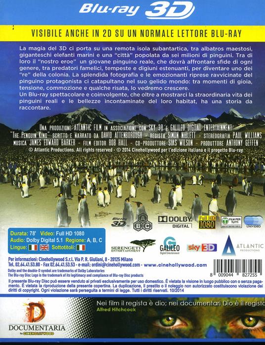 Pinguini 3D<span>.</span> versione 3D - Blu-ray - 2