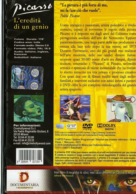 Picasso. L'eredità di un genio - DVD - 2