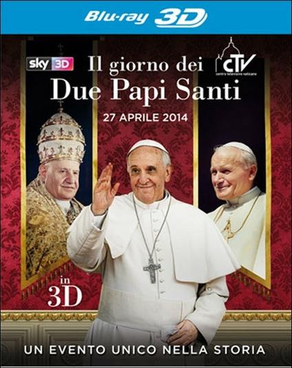 Il giorno dei due papi santi 3D di Luca Viotto - Blu-ray