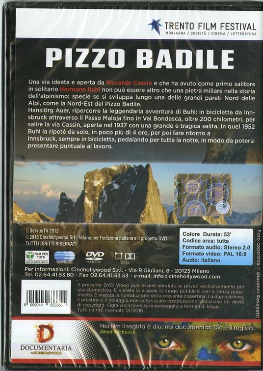 Pizzo Badile. Le Grandi Nord delle Alpi - DVD - 2