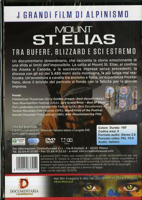 Mount St. Elias di Gerald Salmina - DVD - 2