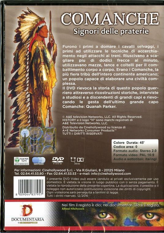 Comanche. Signori delle praterie - DVD - 2