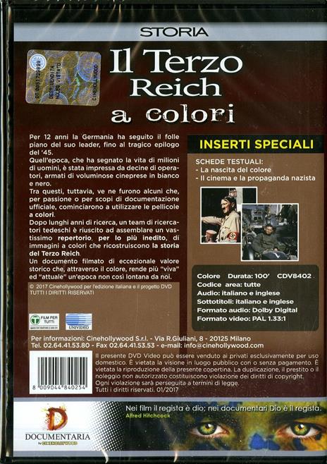 Il Terzo Reich a colori (DVD) - DVD - 2