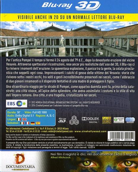 Pompei 3D<span>.</span> versione 3D - Blu-ray - 2