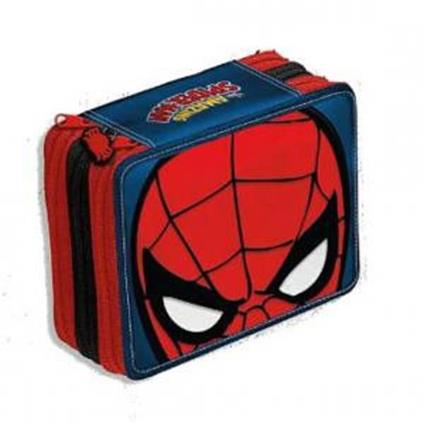 Panini Astuccio Triplo 3 Zip scuola Spiderman