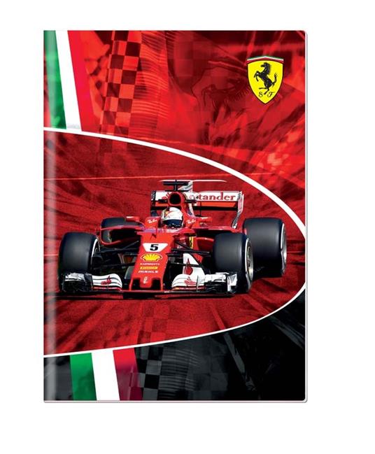 Quaderno maxi A4 Ferrari Kids. Quadretti piccoli 4 mm - 3