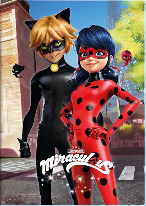 Quaderno maxi A4 Miraculous. 1 rigo con margine - 4