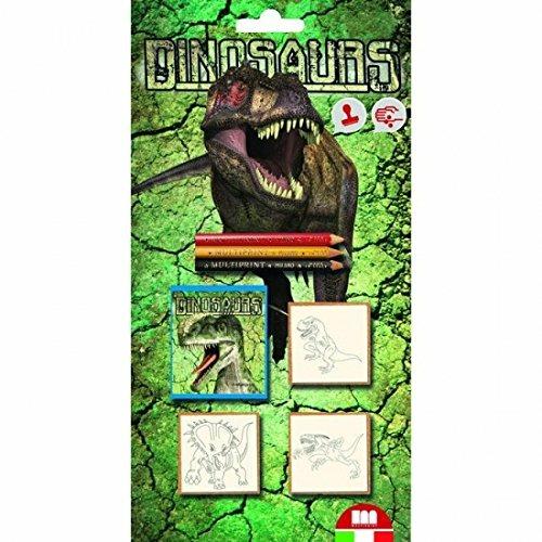 Blister 3 Timbri. Dinosaurs