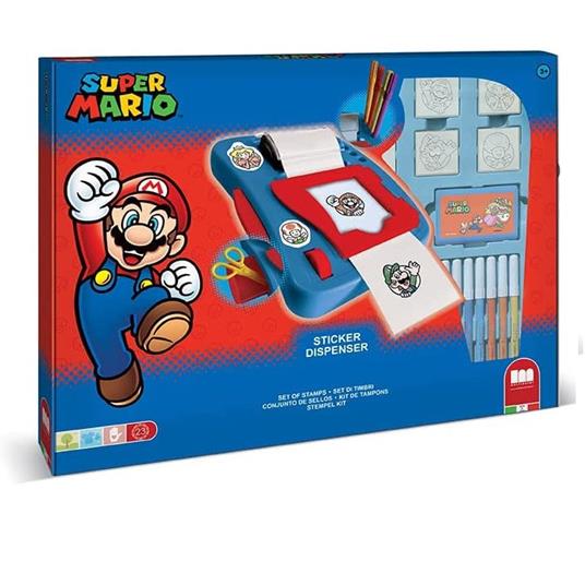 Sticker Machine Super Mario Bros Adesivi - Multiprint - Pasta da modellare  - Giocattoli