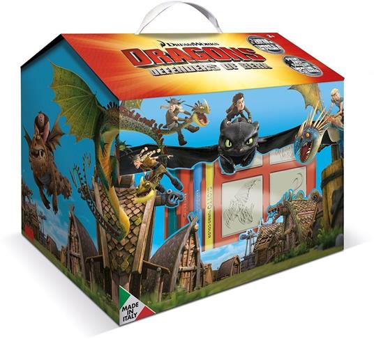 Casetta Set Timbri. Dragon Trainer