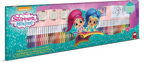 Mega Colouring 60 Pennarelli. Shimmer & Shine