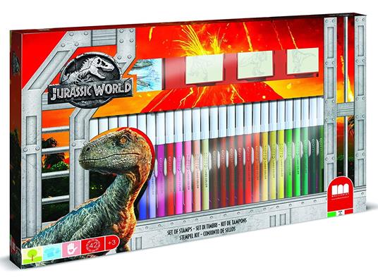 Set 36 Pennarelli. Jurassic World