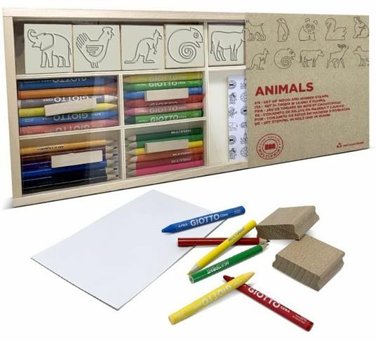 Scatola Legno Media Animali Amici