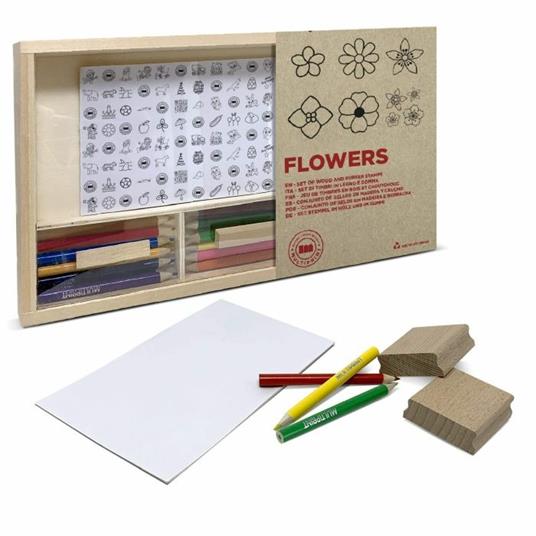 Scatola Legno Media Fiori