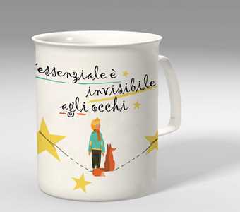Idee regalo tazza lettaria Meditathe - Saint Exupery - Piccolo Principe Polo Sud