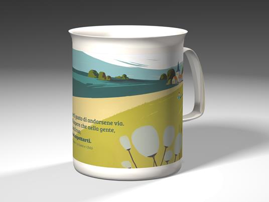 Meditathe Tazza letteraria Mugs. Cesare Pavese - La luna e i falò