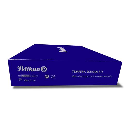 Box 108 tempere Pelikan 21 ml. Confezione da 12 colori (5 primari + 7 secondari) - 4