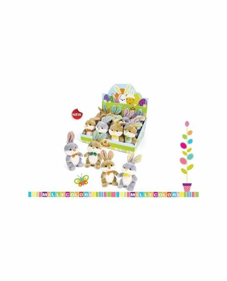 Coniglietto con papillon 15 cm - 2