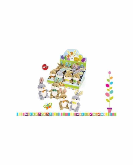 Coniglietto con papillon 15 cm - 2
