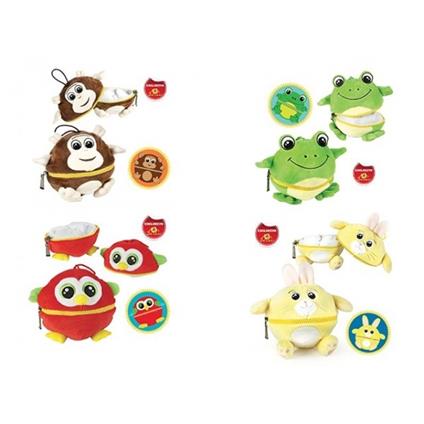 ZIPPALI 15CM 6ASS C/STRING DISPLAY 12PZ